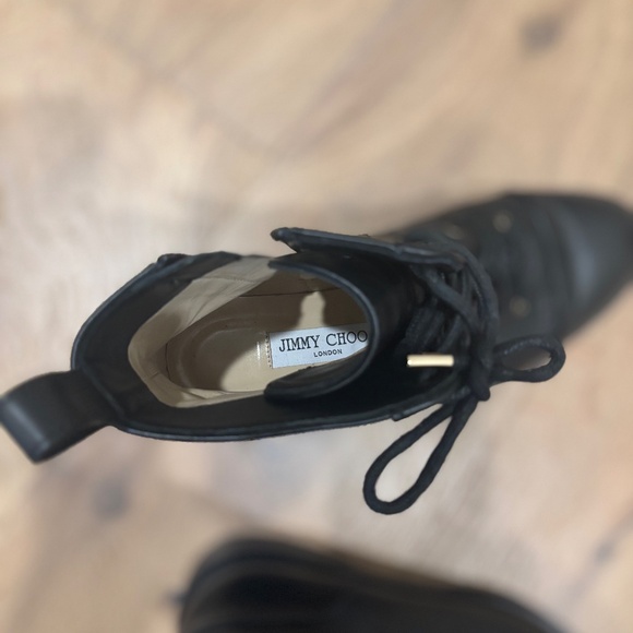 Jimmy Choo Cayo Leather Boot, Black - Picture 7 of 9